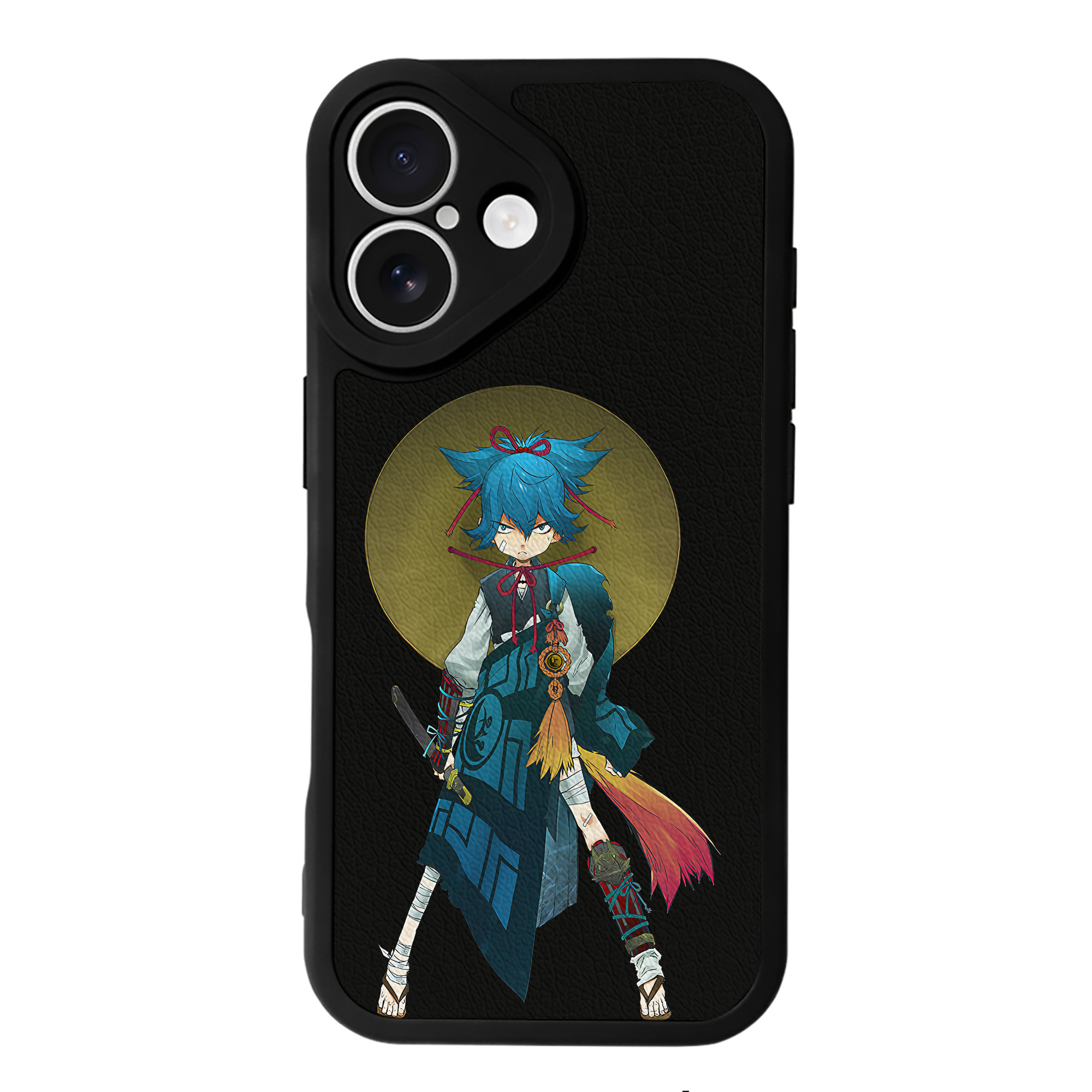 （画像用） 刀剣乱舞 Touken Ranbu 【iPhone 16シリーズ対応】シリコンスマホケース（レザー調） 材質：シリコン